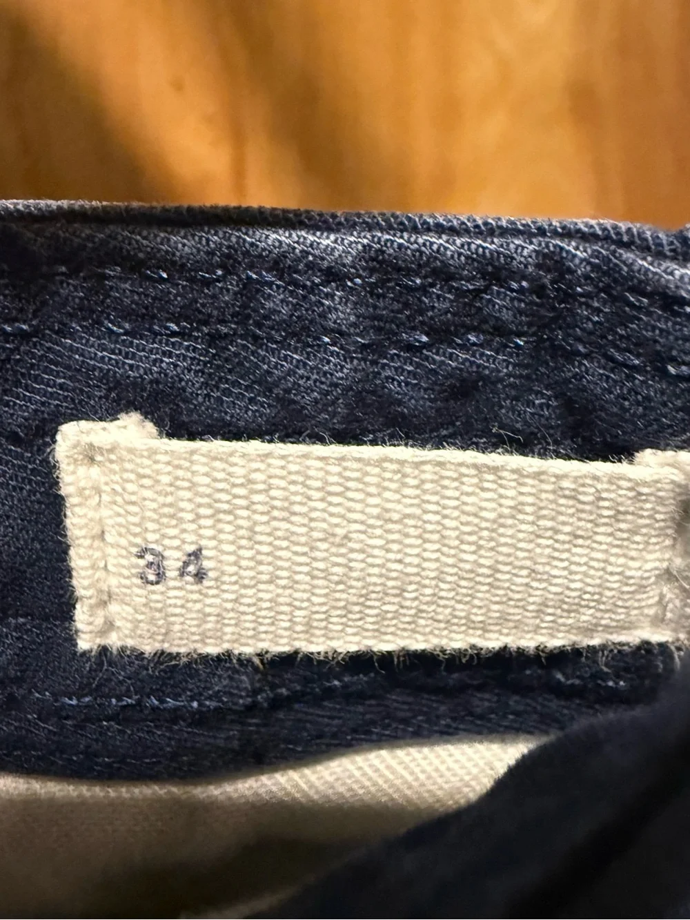 GAP Navy Flat Front Cotton Chino Shorts